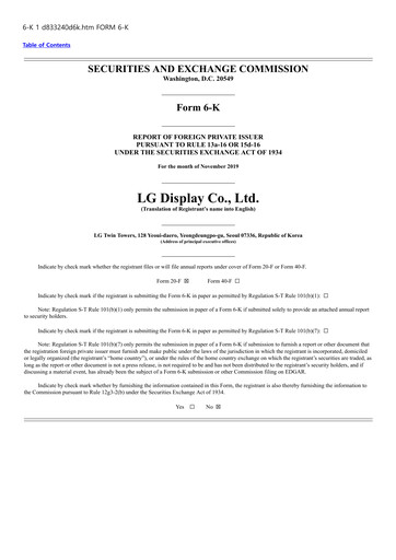 Thumbnail LG Display Quarterly Report 2019-q3