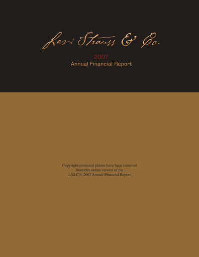 Thumbnail Levi Strauss & Co. Annual Report 2007