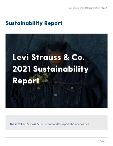 Thumbnail Levi Strauss & Co. Sustainability Report 2021