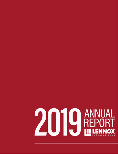 Thumbnail Lennox Annual Report 2019