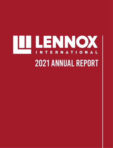 Thumbnail Lennox Annual Report 2021