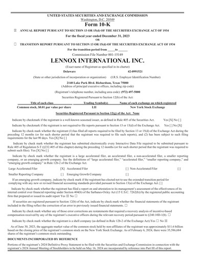 Thumbnail Lennox Annual Report 2023