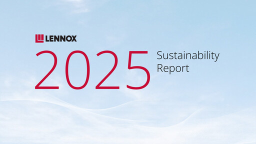 Thumbnail Lennox Sustainability Report 2025
