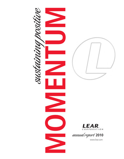 Thumbnail Lear Corporation
 Annual Report 2010