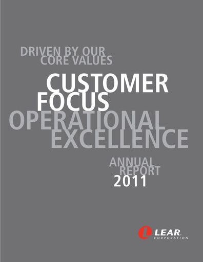 Thumbnail Lear Corporation
 Annual Report 2011