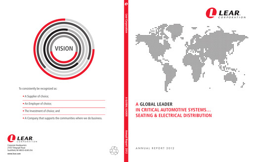 Thumbnail Lear Corporation
 Annual Report 2012