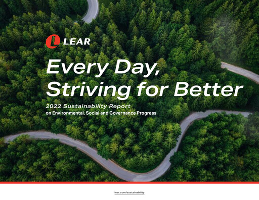 Miniature Lear Corporation
 Rapport de durabilité 2022