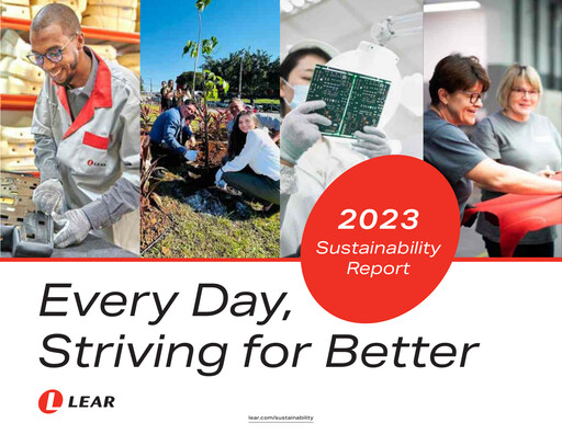 Miniature Lear Corporation
 Rapport de durabilité 2023