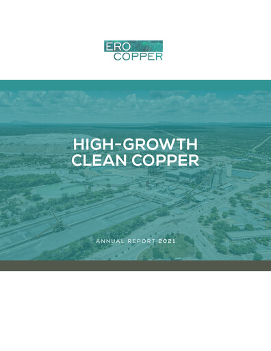 Thumbnail Ero Copper Annual Report 2021