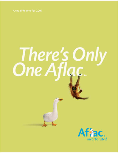 Vorschaubild Aflac Jahresbericht 2007