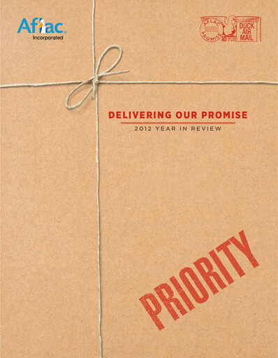 Vorschaubild Aflac Jahresbericht 2012