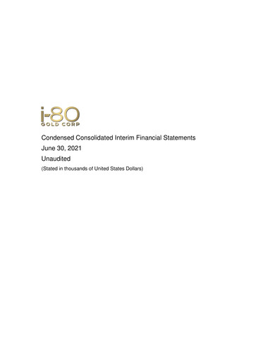 Thumbnail i-80 Gold Quarterly Report 2021-q2