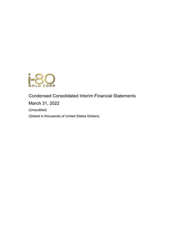 Thumbnail i-80 Gold Quarterly Report 2022-q1