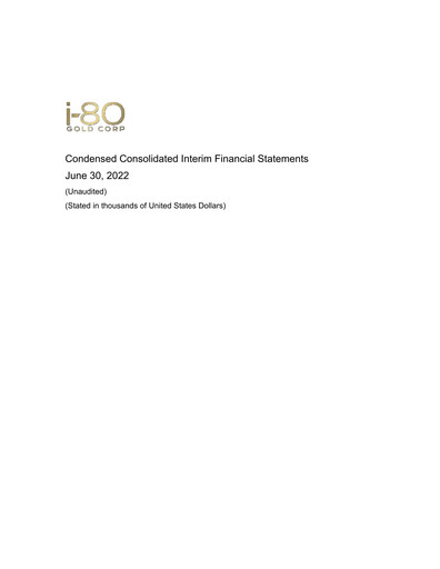 Thumbnail i-80 Gold Quarterly Report 2022-q2