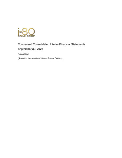 Thumbnail i-80 Gold Quarterly Report 2023-q3