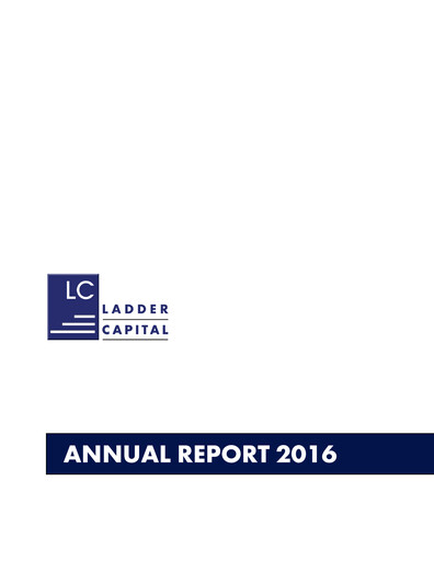 Thumbnail Ladder Capital
 Annual Report 2016