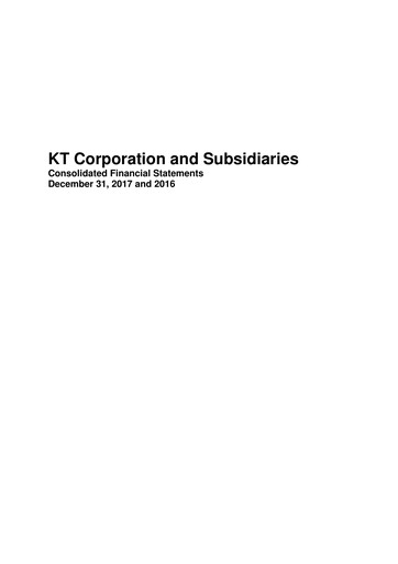 Thumbnail KT Corporation Financial Statement 2017