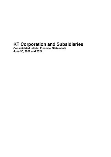 Thumbnail KT Corporation Half-year Report 2022-h1