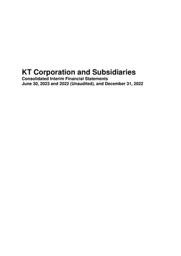 Thumbnail KT Corporation Half-year Report 2023-h1