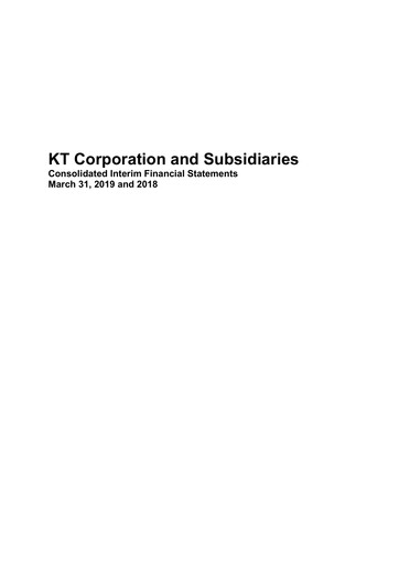 Thumbnail KT Corporation Quarterly Report 2019-q1