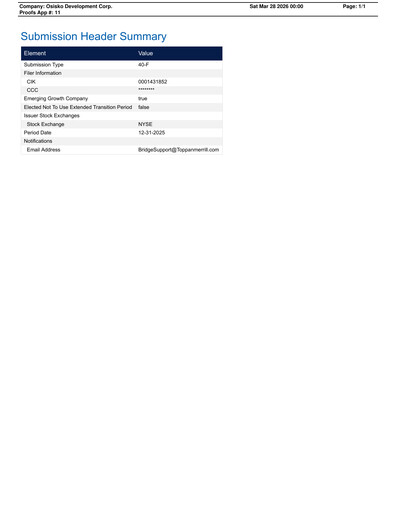 Thumbnail Osisko Development Annual Report 2025