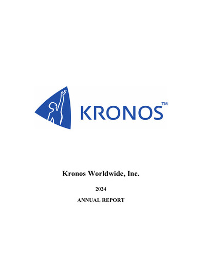 Thumbnail Kronos Worldwide Annual Report 2024
