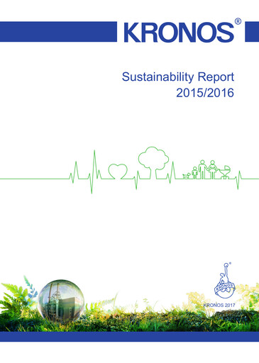 Thumbnail Kronos Worldwide Sustainability Report 2015-2016