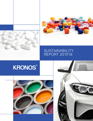 Thumbnail Kronos Worldwide Sustainability Report 2017-2018