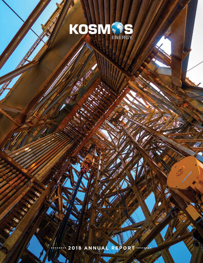 Thumbnail Kosmos Energy Annual Report 2018