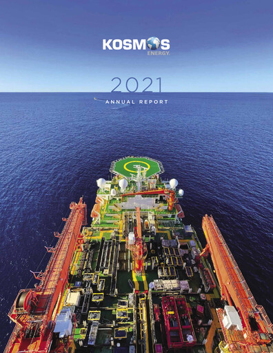 Thumbnail Kosmos Energy Annual Report 2021