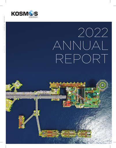 Thumbnail Kosmos Energy Annual Report 2022