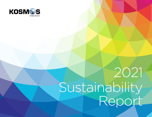 Thumbnail Kosmos Energy Sustainability Report 2021