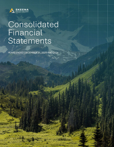 Miniature Skeena Resources Bilan financier 2025