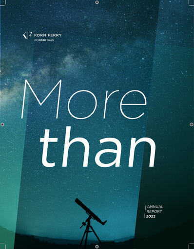 Thumbnail Korn Ferry
 Annual Report 2022
