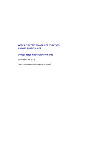 Miniature Korea Electric Power Bilan financier 2025