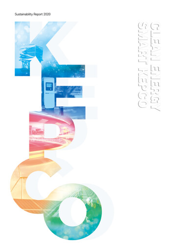 Thumbnail Korea Electric Power Sustainability Report 2020