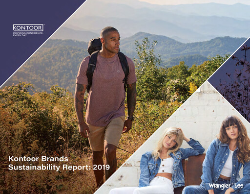 Thumbnail Kontoor Brands
 Sustainability Report 2019
