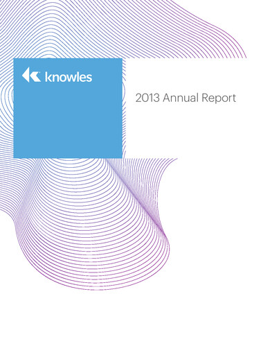 Thumbnail Knowles
 Annual Report 2013