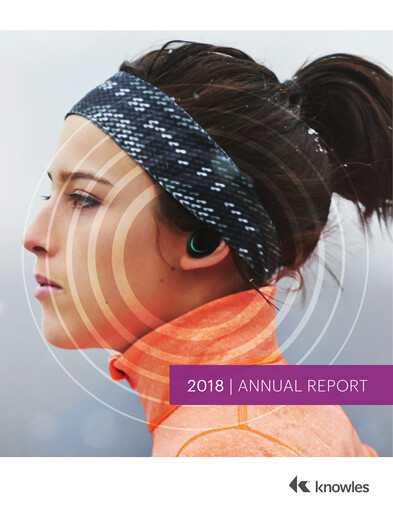 Thumbnail Knowles
 Annual Report 2018