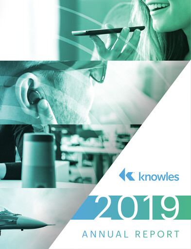 Thumbnail Knowles
 Annual Report 2019