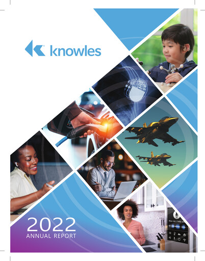 Thumbnail Knowles
 Annual Report 2022