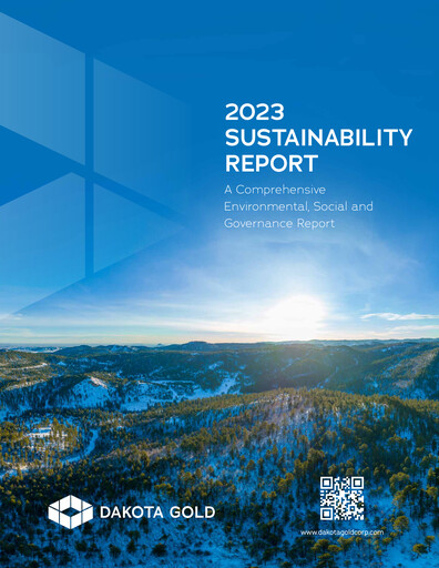 Thumbnail Dakota Gold Sustainability Report 2023