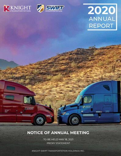 Thumbnail Knight-Swift Transportation
 Annual Report 2020