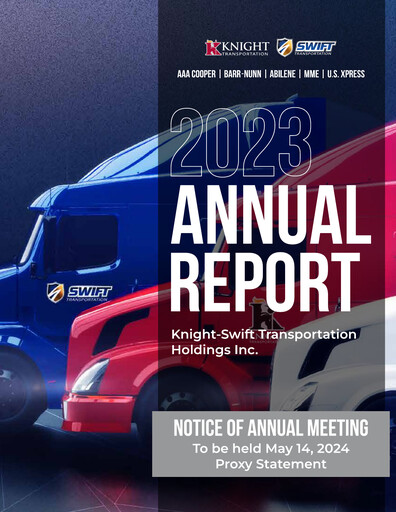 Thumbnail Knight-Swift Transportation
 Annual Report 2023