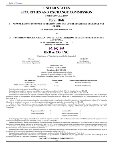 Thumbnail KKR & Co. Annual Report 2024