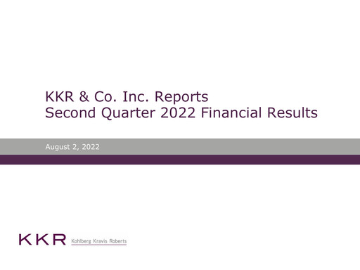 Thumbnail KKR & Co. Quarterly Report 2022-q2