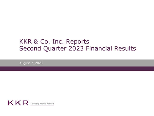 Thumbnail KKR & Co. Quarterly Report 2023-q2
