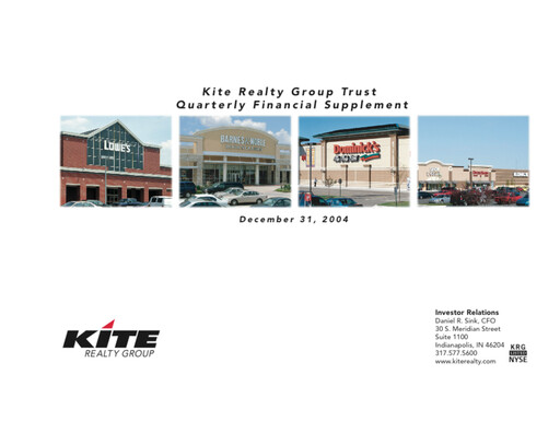 Thumbnail Kite Realty Quarterly Report 2004-q4