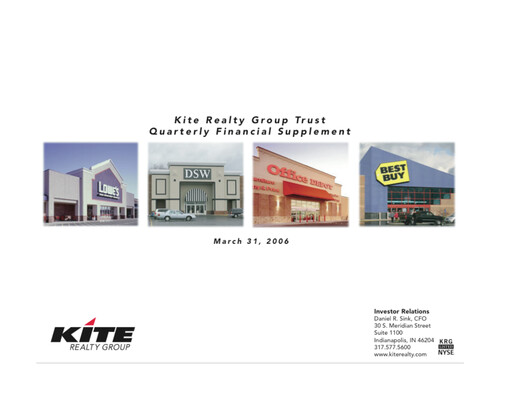 Thumbnail Kite Realty Quarterly Report 2006-q1