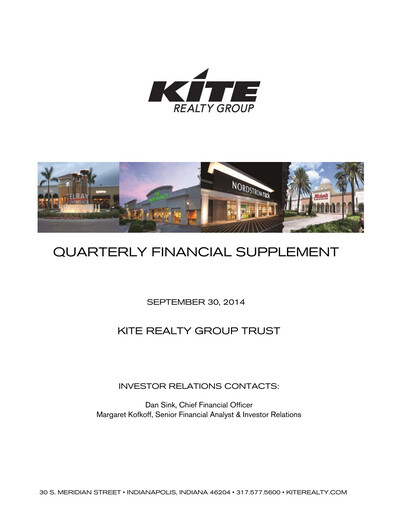 Thumbnail Kite Realty Quarterly Report 2014-q3